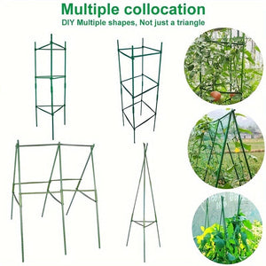 Planet Gates 24pcs/33pcs Plant Cages 119.99/159.99cm Tomato Cages Deformable Plant Supports Tomato Support Garden Plant Cages Multi-Functional Tomato Cucumber Trellis For Climbing Vegetables