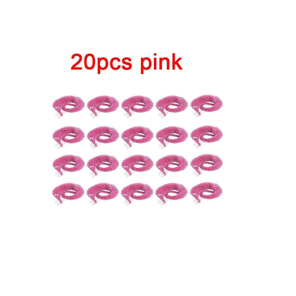 Planet Gates 24pcs 5/10/20pcs Twisty Worm Magic Toys Party Favors Fuzzy Worm On A String Christmas Halloween Wizard New Strange Trick Toys For Kids