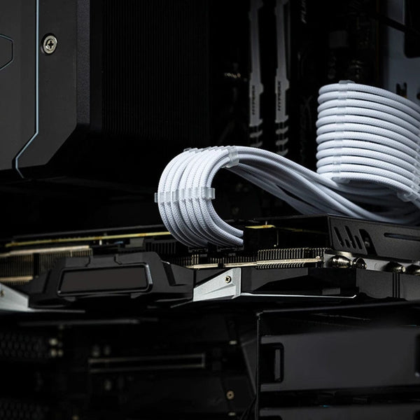 Planet Gates 24Pcs/Set Cable Comb Clamp Cables Clip Organizer ATX 24Pin CPU 8Pin 6Pin Computer Wire Management Clip Sleeved Cable Manager