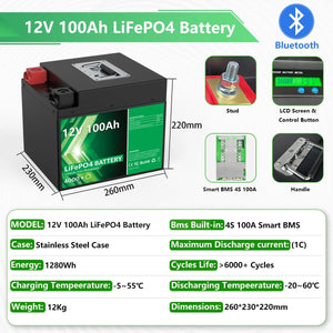 Planet Gates 24V 140Ah 3584Wh / CHINA LiFePO4 24V 300Ah 200Ah 12V 100Ah 140Ah 48V Battery Pack 7680Wh Grade A 6000+ Cycle RV Golf Cart Boat Solar Battery EU UA NO TAX