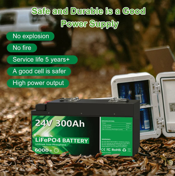 Planet Gates 24V 140Ah 3584Wh / CHINA LiFePO4 24V 300Ah 200Ah 12V 100Ah 140Ah 48V Battery Pack 7680Wh Grade A 6000+ Cycle RV Golf Cart Boat Solar Battery EU UA NO TAX
