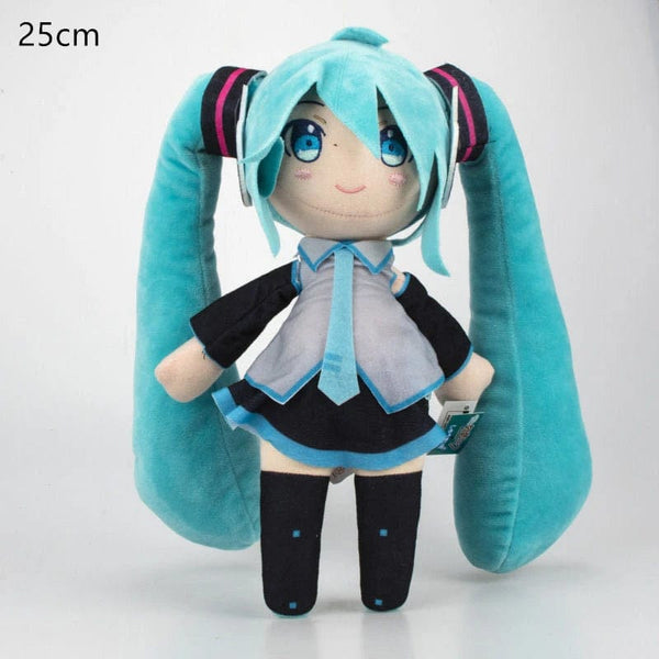Planet Gates 25-32cm Japanese Anime Plush Stuffed Toy Hatsune Miku Plush Doll Soft Pillow Future Doll Cute Christmas Gift for Children