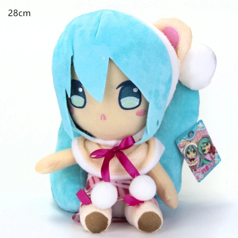 Planet Gates 25-32cm Japanese Anime Plush Stuffed Toy Hatsune Miku Plush Doll Soft Pillow Future Doll Cute Christmas Gift for Children