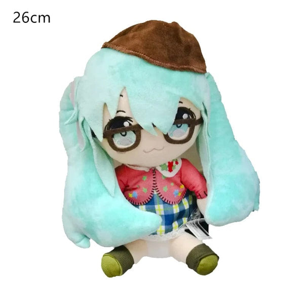 Planet Gates 25-32cm Japanese Anime Plush Stuffed Toy Hatsune Miku Plush Doll Soft Pillow Future Doll Cute Christmas Gift for Children