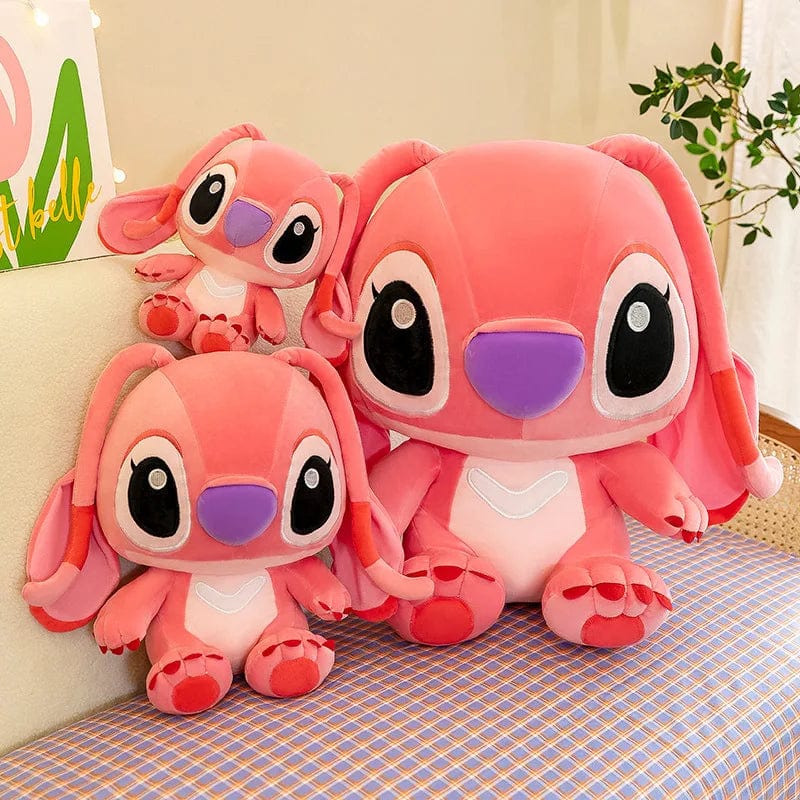 Planet Gates 25-35cm Anime Figure Stitch Plush Toy Children's Toys Kawaii Cute Pink Blue Soft Filling Plush Doll Action Figure Model Pendant