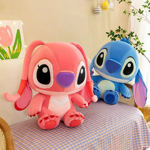 Planet Gates 25-35cm Anime Figure Stitch Plush Toy Children's Toys Kawaii Cute Pink Blue Soft Filling Plush Doll Action Figure Model Pendant