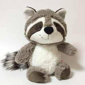 Planet Gates 25-35cm Gray Raccoon Plush Toy Lovely Raccoon Cute Soft Stuffed Animals Doll Pillow For Girls Children Kids Baby Birthday Gift