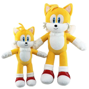 Planet Gates 25-36cm Sonic The Hedgehog Soft Stuffed Plush Doll Cartoon Game Anime Knuckles Shadow Silver Tails Metalsonic Plushie Toys