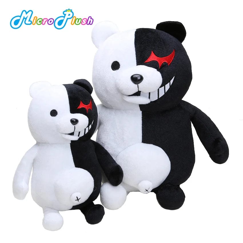 Planet Gates 25/40cm Anime Dangan Ronpa Super Danganronpa 2 Monokuma Black&White Bear Plush Toy Bear Soft Stuffed Animal Dolls Toys