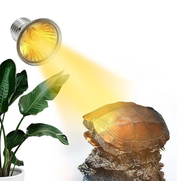 Planet Gates 25/50/75W Reptile Light UVA+UVB 3.0 120v-220v Pet Heating Bulb Turtle Basking Bulb Amphibian Lizard Temperature Control