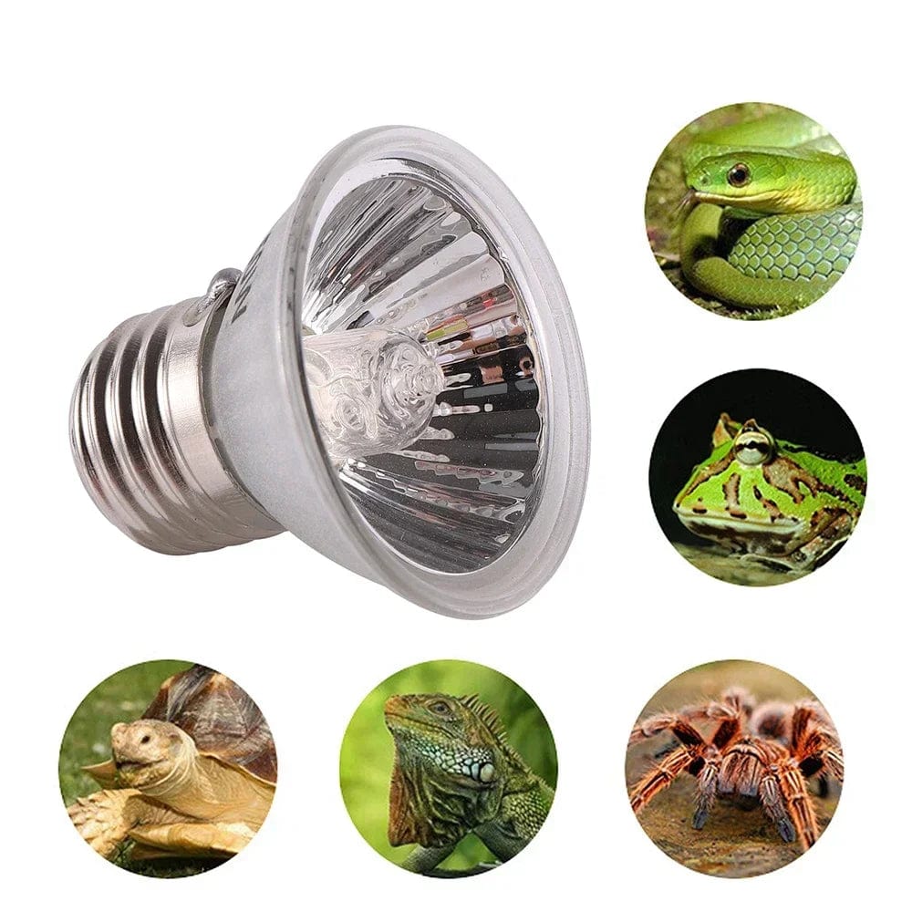 Planet Gates 25/50/75W Reptile Light UVA+UVB 3.0 120v-220v Pet Heating Bulb Turtle Basking Bulb Amphibian Lizard Temperature Control