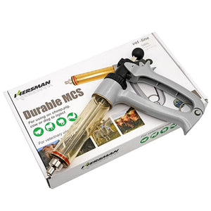 Planet Gates 25/50ml Semi-Automatic Veterinary Continuous Syringe Animal Injection Adjustable Vaccine Syringe for Livestock Cattle Sheep