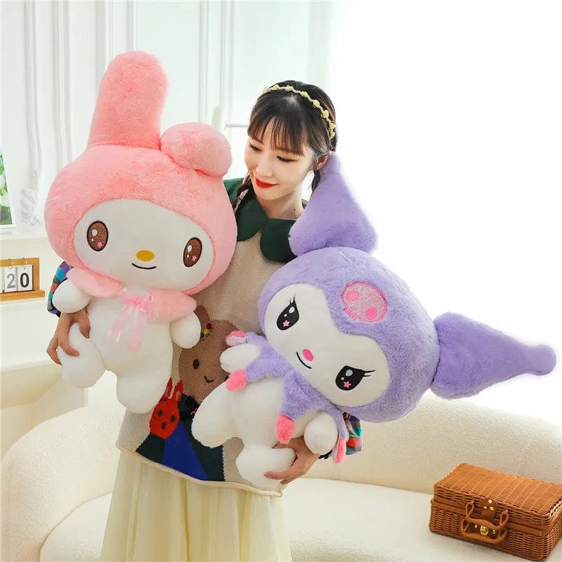 Planet Gates 25/55cm Sanrio Kuromi My Melody Cute Series Kawaii Plush Animal Doll Cartoon Cute Plush Pillow Toy Birthday Gift Pillow