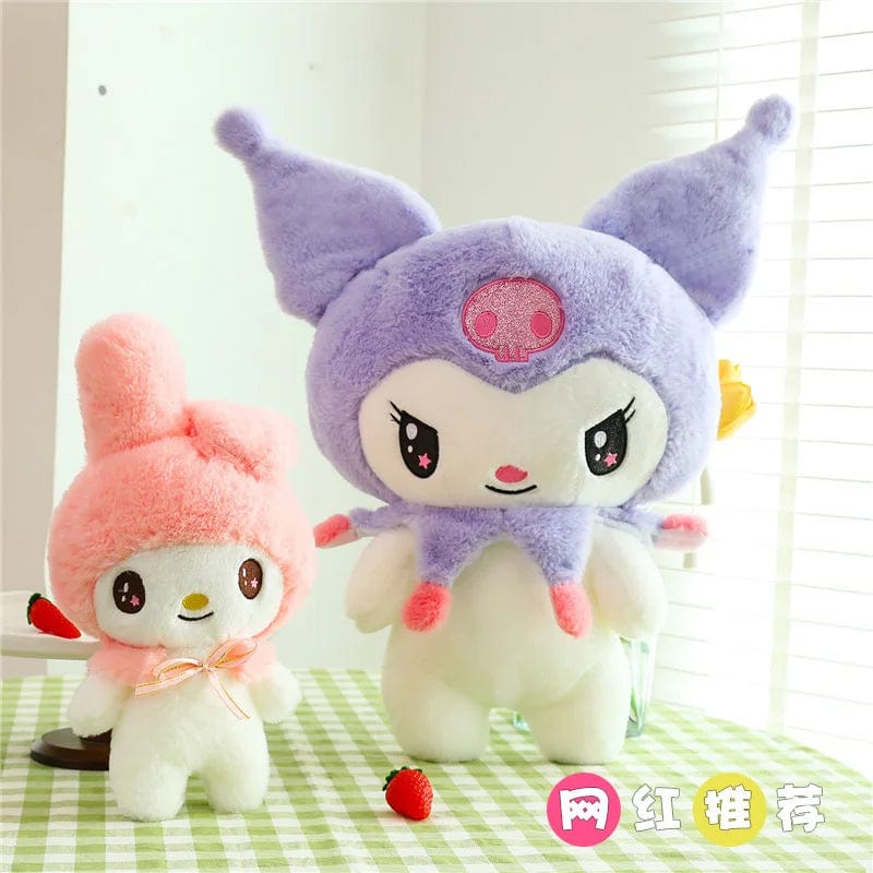 Planet Gates 25/55cm Sanrio Kuromi My Melody Cute Series Kawaii Plush Animal Doll Cartoon Cute Plush Pillow Toy Birthday Gift Pillow
