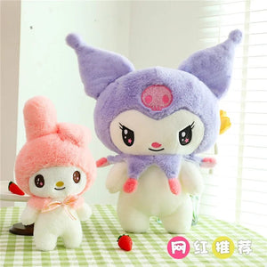 Planet Gates 25/55cm Sanrio Kuromi My Melody Cute Series Kawaii Plush Animal Doll Cartoon Cute Plush Pillow Toy Birthday Gift Pillow