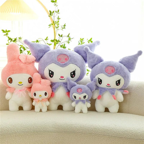 Planet Gates 25/55cm Sanrio Kuromi My Melody Cute Series Kawaii Plush Animal Doll Cartoon Cute Plush Pillow Toy Birthday Gift Pillow