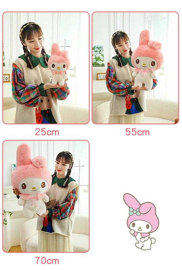 Planet Gates 25/55cm Sanrio Kuromi My Melody Cute Series Kawaii Plush Animal Doll Cartoon Cute Plush Pillow Toy Birthday Gift Pillow