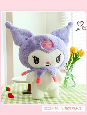Planet Gates 25/55cm Sanrio Kuromi My Melody Cute Series Kawaii Plush Animal Doll Cartoon Cute Plush Pillow Toy Birthday Gift Pillow