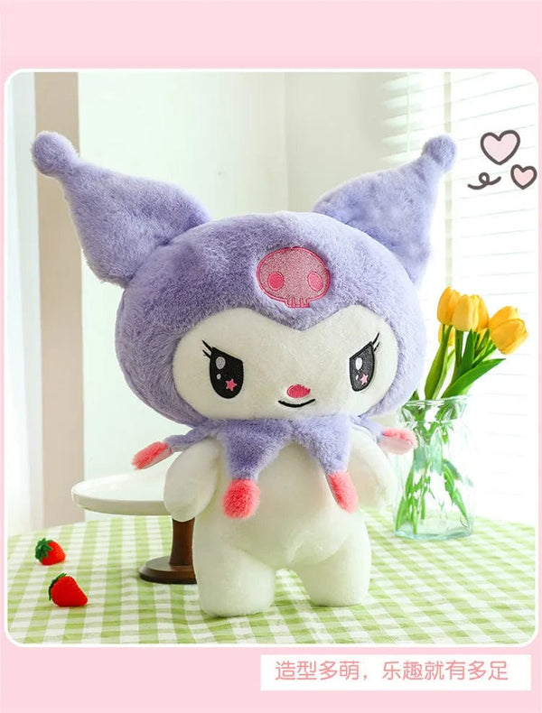 Planet Gates 25/55cm Sanrio Kuromi My Melody Cute Series Kawaii Plush Animal Doll Cartoon Cute Plush Pillow Toy Birthday Gift Pillow