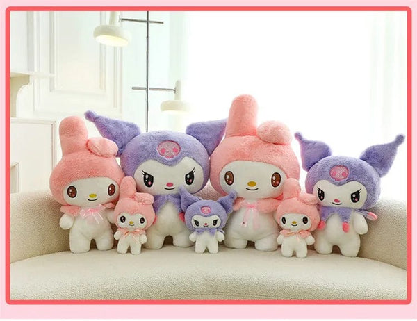 Planet Gates 25/55cm Sanrio Kuromi My Melody Cute Series Kawaii Plush Animal Doll Cartoon Cute Plush Pillow Toy Birthday Gift Pillow
