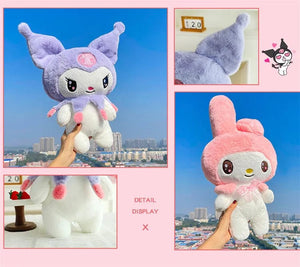 Planet Gates 25/55cm Sanrio Kuromi My Melody Cute Series Kawaii Plush Animal Doll Cartoon Cute Plush Pillow Toy Birthday Gift Pillow