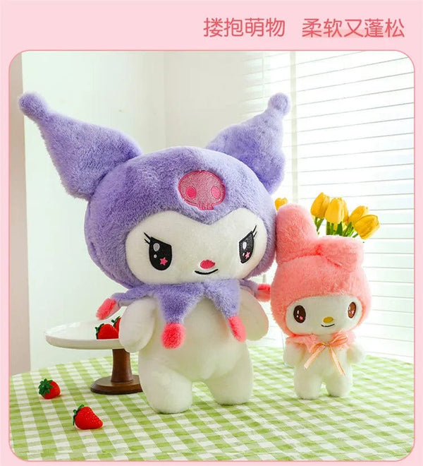 Planet Gates 25/55cm Sanrio Kuromi My Melody Cute Series Kawaii Plush Animal Doll Cartoon Cute Plush Pillow Toy Birthday Gift Pillow