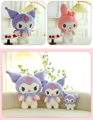 Planet Gates 25/55cm Sanrio Kuromi My Melody Cute Series Kawaii Plush Animal Doll Cartoon Cute Plush Pillow Toy Birthday Gift Pillow