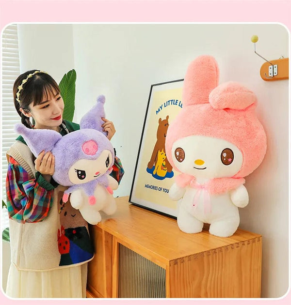 Planet Gates 25/55cm Sanrio Kuromi My Melody Cute Series Kawaii Plush Animal Doll Cartoon Cute Plush Pillow Toy Birthday Gift Pillow