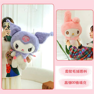 Planet Gates 25/55cm Sanrio Kuromi My Melody Cute Series Kawaii Plush Animal Doll Cartoon Cute Plush Pillow Toy Birthday Gift Pillow