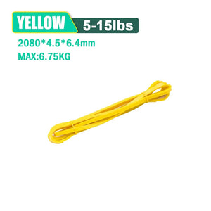 Planet Gates 25-65LB Black Tough Latex Resistance Band Elastic Exercise Strength Pull-Ups Auxiliary Band Pilates Gym Fitness Equipment Strengthening Train