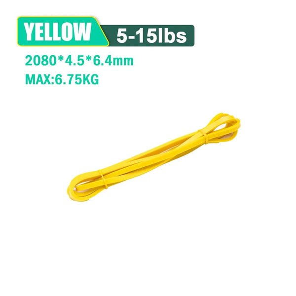 Planet Gates 25-65LB Black Tough Latex Resistance Band Elastic Exercise Strength Pull-Ups Auxiliary Band Pilates Gym Fitness Equipment Strengthening Train