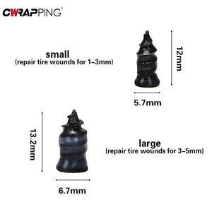 Planet Gates 25 Small 25 Large Car Vacuum Tyre Repair Nail 70pcs Motorcycle Truck Scooter Bike Tire Puncture Repair Tubeless Tools for Car Tire Repair Tools