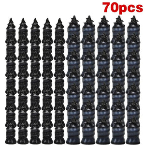 Planet Gates 25 Small 25 Large Car Vacuum Tyre Repair Nail 70pcs Motorcycle Truck Scooter Bike Tire Puncture Repair Tubeless Tools for Car Tire Repair Tools