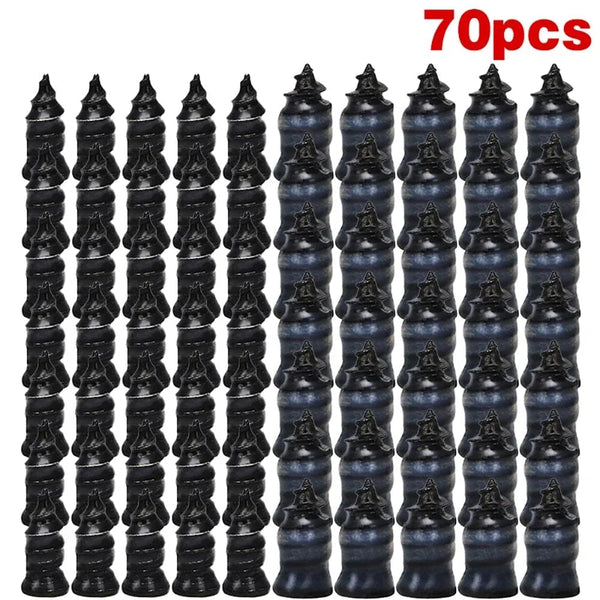 Planet Gates 25 Small 25 Large Car Vacuum Tyre Repair Nail 70pcs Motorcycle Truck Scooter Bike Tire Puncture Repair Tubeless Tools for Car Tire Repair Tools
