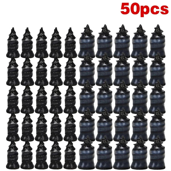 Planet Gates 25 Small 25 Large Car Vacuum Tyre Repair Nail 70pcs Motorcycle Truck Scooter Bike Tire Puncture Repair Tubeless Tools for Car Tire Repair Tools