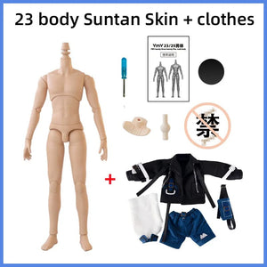 Planet Gates 25 suntan Skin 22cm 23.5cm YMY23/25 Male Body Joint Doll DIY Boy Body for Blyth, GSC Head, Ob22,ob23,ob24 BJD Doll Accessories Toy