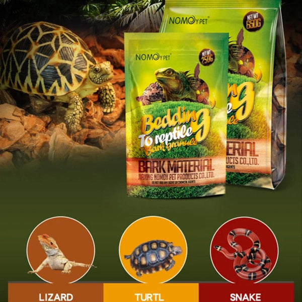 Planet Gates 250g/650g Reptile Lizard Turtle Snake Accessory Bedding Material Pine Tree Bark Granules