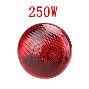 Planet Gates 250W 220V Poultry Heating Bulb 100/150/200/275W Infrared Insulation Heating for Reptiles Plants Amphibians Pets Livestock