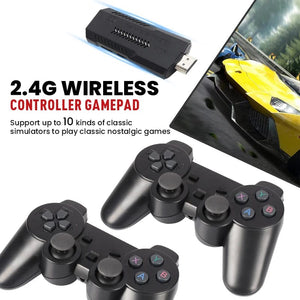 Planet Gates 256G 58,000 Games GD10 Plus Game Stick 4K HD Video Game Console 2.4G Double Wireless Controller Game Stick For N64/PSP/PS1/GBA
