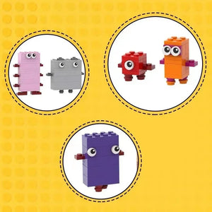 Planet Gates 257pcs 257pcs Number 1-10 Building Blocks Set Creative Math Digital Brick Figure Funny Children Early Education Learning Toys Gifts