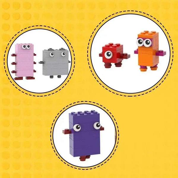 Planet Gates 257pcs 257pcs Number 1-10 Building Blocks Set Creative Math Digital Brick Figure Funny Children Early Education Learning Toys Gifts