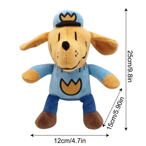 Planet Gates 25cm 1 / CHINA Anime Sheriff Labrador Dog Plush Toy Security Sergeant Labrador Wolf Dog Cartoon Doll Boys Girls Soft Stuffed Toys Children Gift