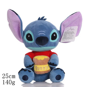 Planet Gates 25CM 1 Hot Disney Cartoon Blue Pink Stitch Plush Dolls Anime Toys Lilo and Stitch Stich Plush Stuffed Toys Christmas Gifts for Kids