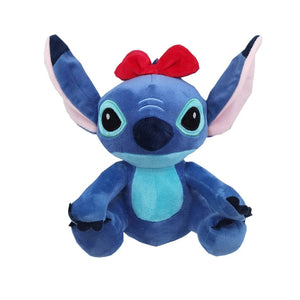 Planet Gates 25cm 2 Hot Cartoon Blue Pink Stitch Plush Figure Anime Toy Lilo and Stitch 20cm Stitch Plush Sewing Toy Kids School Bag Birthday Gift