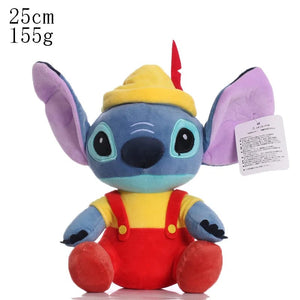 Planet Gates 25CM 2 Hot Disney Cartoon Blue Pink Stitch Plush Dolls Anime Toys Lilo and Stitch Stich Plush Stuffed Toys Christmas Gifts for Kids