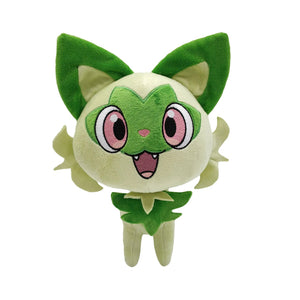 Planet Gates 25cm 25cm Sprigatito Pokemon Plush Doll Japan Movie Anime Cat Sprigatito Green Fox Fuecoco Quaxly Stuffed Toy Birthday Gift For Kids