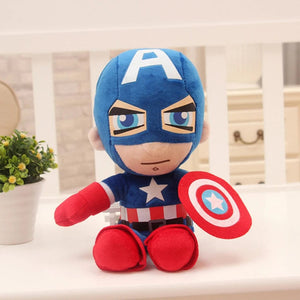 Planet Gates 25cm 4 27cm Superheroes Plush Toys Avengers Superman Captain America Iron Man Batman Superman Soft Stuffed Dolls Gifts For Kids