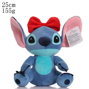 Planet Gates 25CM 5 Hot Disney Cartoon Blue Pink Stitch Plush Dolls Anime Toys Lilo and Stitch Stich Plush Stuffed Toys Christmas Gifts for Kids