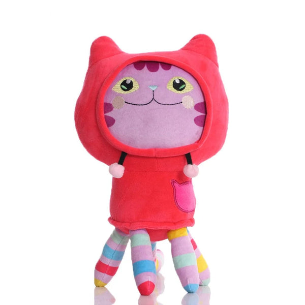 Planet Gates 25cm 7-piece Gabby doll house plush toy cartoon stuffed animal mermaid cat mermaid plush doll children's Christmas gift