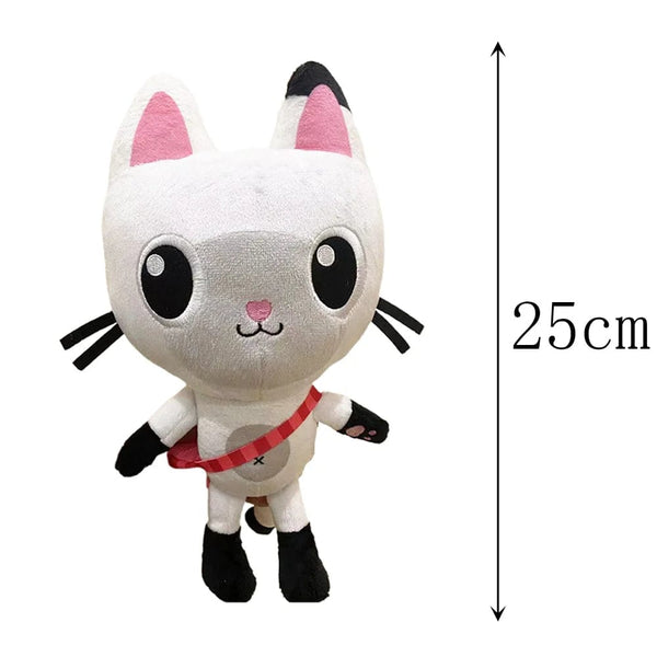 Planet Gates 25cm 7-piece Gabby doll house plush toy cartoon stuffed animal mermaid cat mermaid plush doll children's Christmas gift